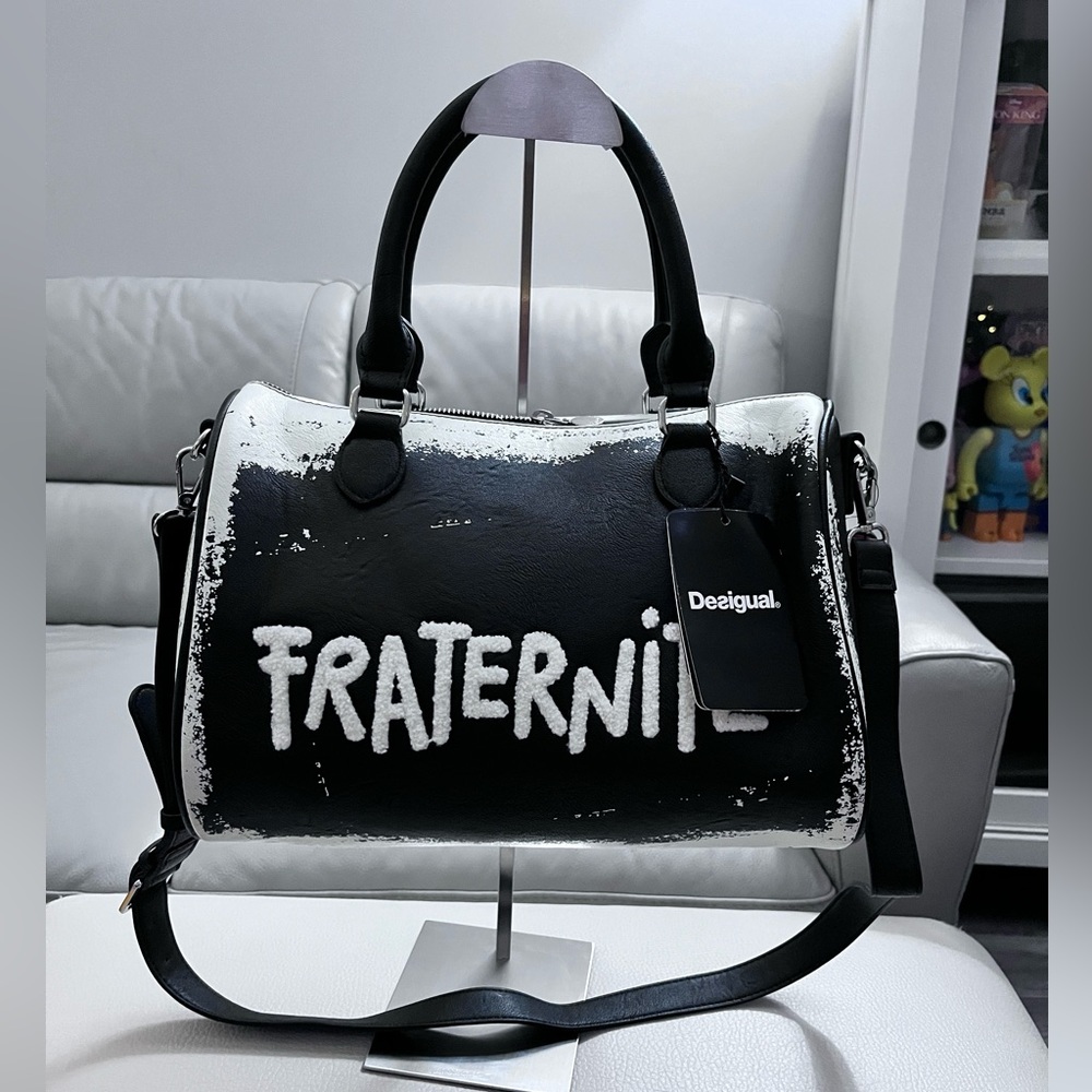NWT - Desigual Women’s Fraternite Cylinder Bag with a Key Ring